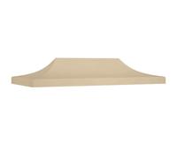 vidaXL Tetto per Tendone per Feste 6x3 m Beige 270 g/m²