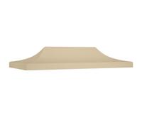 vidaXL Tetto per Tendone per Feste 6x3 m Beige 270 g/m²