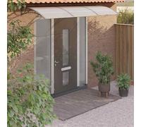VIDAXL - Tettoia Per Porta Grigia 300x100 Cm Policarbonato