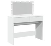 vidaXL Toeletta con LED Bianco 100x40x120 cm