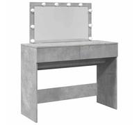 vidaXL Toeletta con LED Grigio Cemento 100x40x120 cm