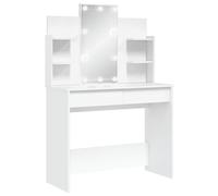 vidaXL Toeletta con Luci LED Bianco 96x40x142 cm