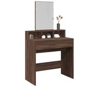 vidaXL Toeletta con Specchio Rovere Marrone 80x41x144,5 cm