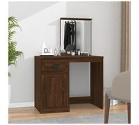 VIDAXL - Toeletta Specchio Rovere Marrone 90x50x132,5 Legno Multistrato