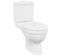 vidaXL Toilette con Cisterna Bianca