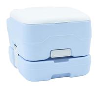 vidaXL Toilette da Campeggio Portatile Blu, Serbatoio Acqua Fresca 10L e Serbatoio Rifiuti 10L