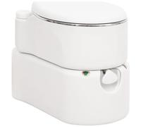 VIDAXL - Toilette Integrata Da Campeggio Bianca 24x17 L Hdpe E Acciaio