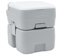 vidaXL Toilette Portatile per Camping Grigio 41.5 x 36.5 x 42 cm