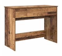 vidaXL Toletta con Specchio Legno Invecchiato 100x45x76 cm