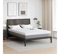 vidaXL Topper in schiuma memory 140 x 200 cm Thick Morbido Bianco