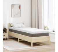 vidaXL Topper in schiuma memory 80 x 200 cm Thick Morbido Bianco