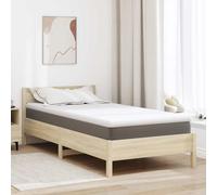 vidaXL Topper per materasso Bianco 100 x 200 x 6 cm Tessuto Jacquard