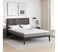 vidaXL Topper per materasso Bianco 160 x 200 cm Tessuto Jacquard