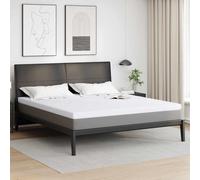vidaXL Topper per materasso Bianco 180 x 200 cm Tessuto Jacquard