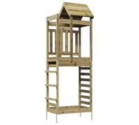 Torre da Gioco Marrone Legno Impregnato Solido