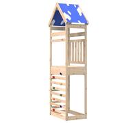 vidaXL Torre da gioco marrone 52,5 x 85 x 265 cm in legno di pino massiccio, migliora il tuo stile, moderno, durevole, design belli per ogni occasione, versatilità incredibile, soluzioni senza tempo