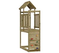 vidaXL Torre da Gioco Marrone Legno Impregnato Solido