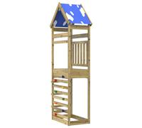 vidaXL Torre da Gioco Marrone Legno Impregnato Solido