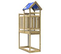 vidaXL Torre da Gioco Marrone Legno Impregnato Solido