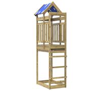 vidaXL Torre da Gioco Marrone Legno Impregnato Solido