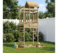 vidaXL Torre da Gioco Marrone Legno Impregnato Solido
