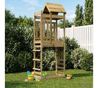Torre da Gioco Marrone Legno Impregnato Solido