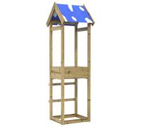 vidaXL Torre da Gioco Marrone Legno Massello Impregnato