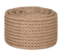 vidaXL Corda in iuta 100% 20 mm x 100 m