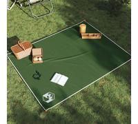 vidaXL Tovaglia da Picnic con Picchetti Verde 205x155 cm