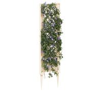 vidaXL Traliccio con picchetto, bianco, 43 x 6 x 165 cm, in polipropilene,