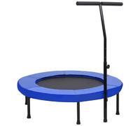 VIDAXL - Trampolino da Fitness con Manico e Tappetino di Sicurezza 102cm