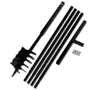 AX Trapano 1m Nero Prolunga Manico 4Tubi Aerare Mescolare Retrattile News 270531
