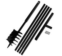 AX Trapano 1m Nero Prolunga Manico 4Tubi Aerare Mescolare Retrattile News 270531