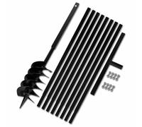 vidaXL Trapano da Terra Tubo Acciaio Diverse Dimensioni Modelli Diversi