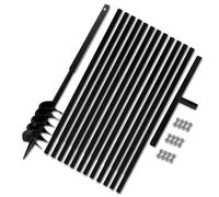 Trapano da terra con manico 120 mm con Tubo di prolunga Acciaio 13 m