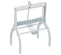 vidaXL Trappole per Talpe 4 pz Argento Acciaio Zincato