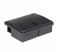 vidaXL Trappole per Topi 5 pz Nere 13x10x4 cm, Scatola per Topi, Esca per Topi, Scatola per Esche per Topi, Scatola per Esche