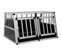 VIDAXL - Trasportino Per Cani Con Doppia Porta 89x69x50 Cm