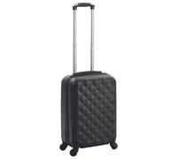 vidaXL Trolley a Custodia Rigida Nero ABS