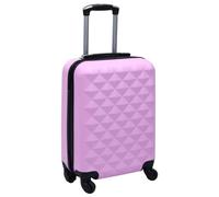 vidaXL Trolley a Custodia Rigida Rosa ABS