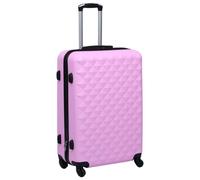 vidaXL Trolley a Custodia Rigida Rosa ABS