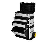 vidaXL Trolley Porta Attrezzi con 3 Componenti