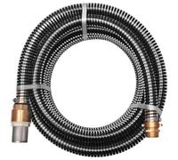 VIDAXL - Tubo Di Aspirazione Con Connettori In Ottone 15 M 25 Mm Nero
