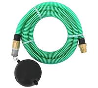 vidaXL Tubo di Aspirazione con Raccordi in Ottone Verde 1,1" 15 m PVC