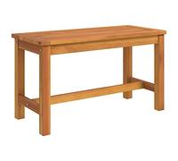vidaXL Panca da Giardino 80x35x45 cm in Legno Massello di Acacia, Panca, panchina, Seduta da Giardino, Seduta, Panca da Esterno, Seduta per Esterni