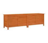 vidaXL Contenitore da Giardino Marrone 198,5x50x56,5 cm Massello Abete