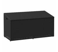 vidaXL Tuinbox Zwart 110x50x58 cm Poly Rattan