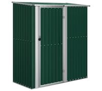 vidaXL Tuinhuis Groen 180,5x97x209,5 cm Gegalvaniseerd Staal