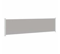 vidaXL Tenda Laterale Retrattile per Patio 614x160 cm Grigia