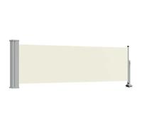 vidaXL Tenda Laterale Retrattile per Patio 80x300 cm Crema